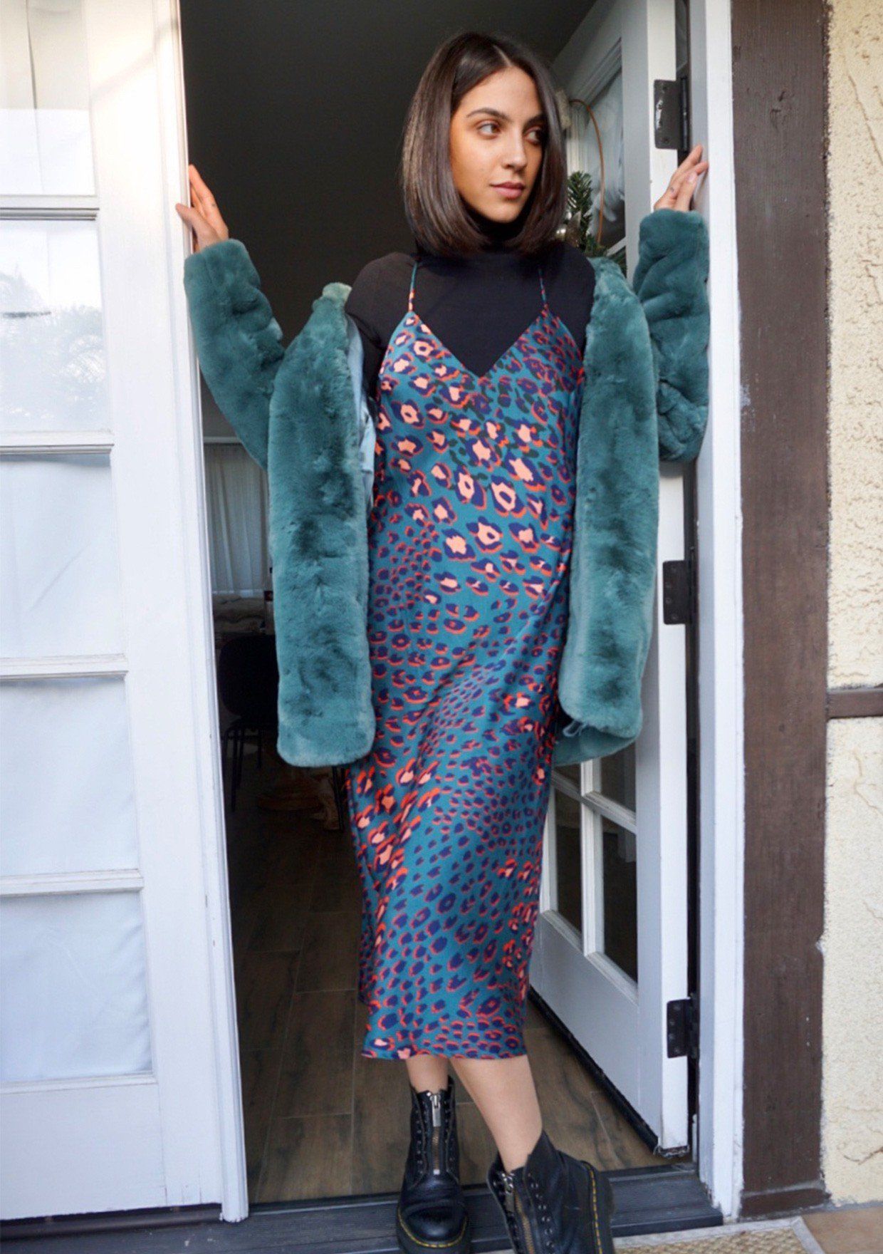 Electric Feel Faux Fur Coat