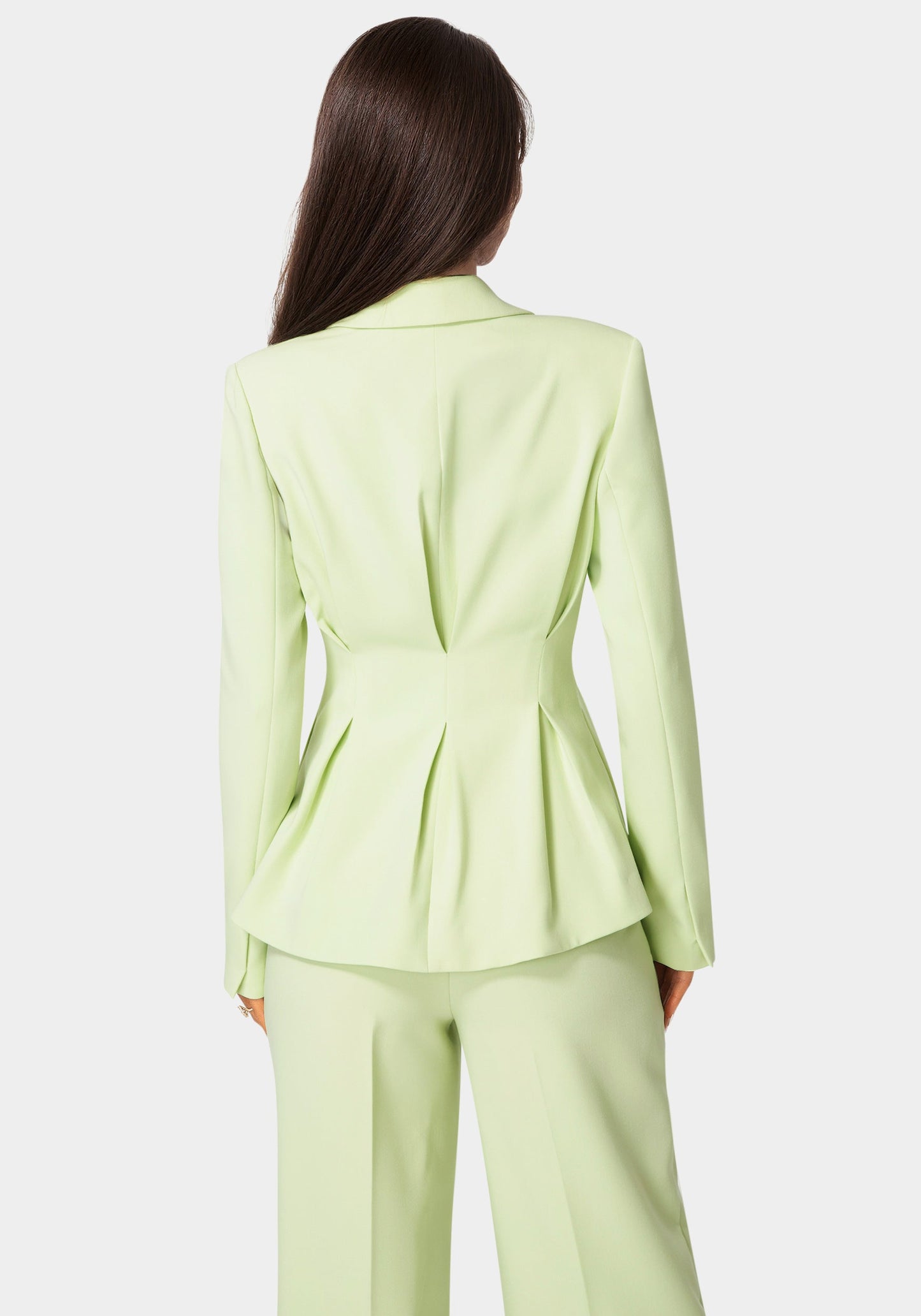 Tailored Pleat Details Blazer
