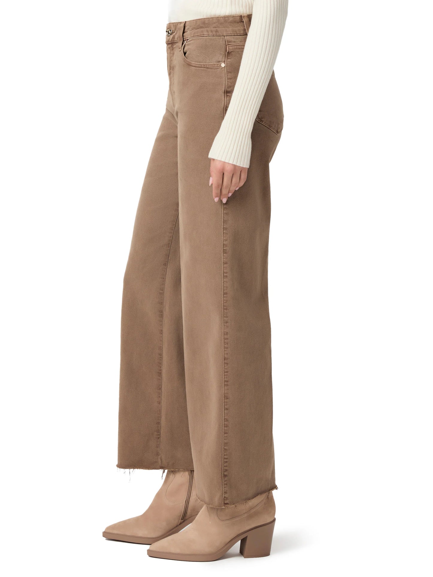 Paige Anessa 31" Colored With Raw Hem Jean