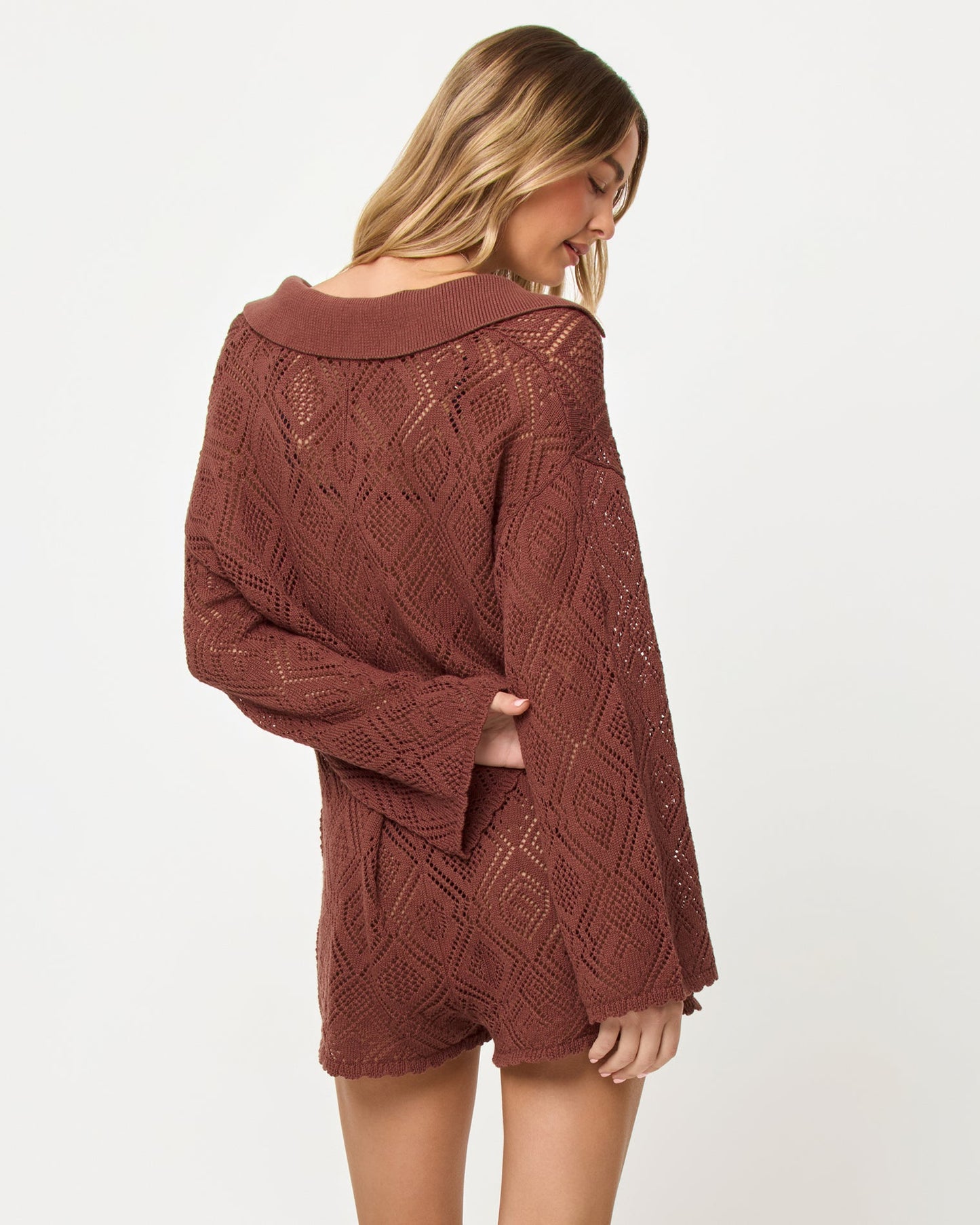 Golden Daze Romper - Cafe