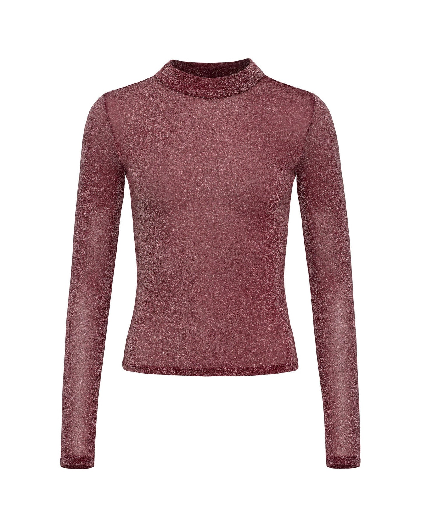 Shimmer Long Sleeve - Sangria