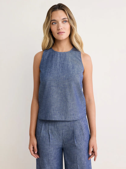 nz by NIC+ZOE Chambray Mix Stevie Tank