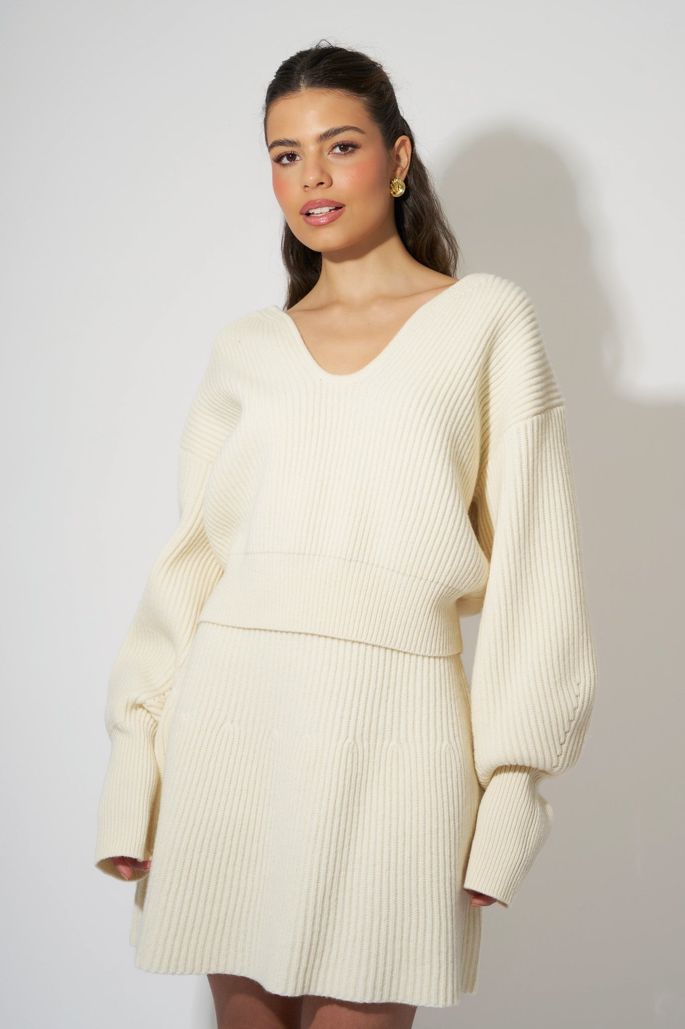 Knitted Mini Skirt