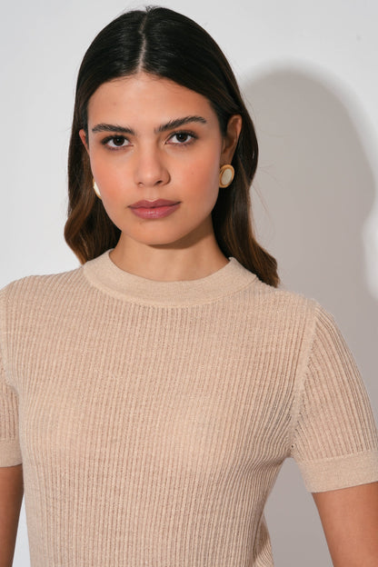 Knitted Sheer Top