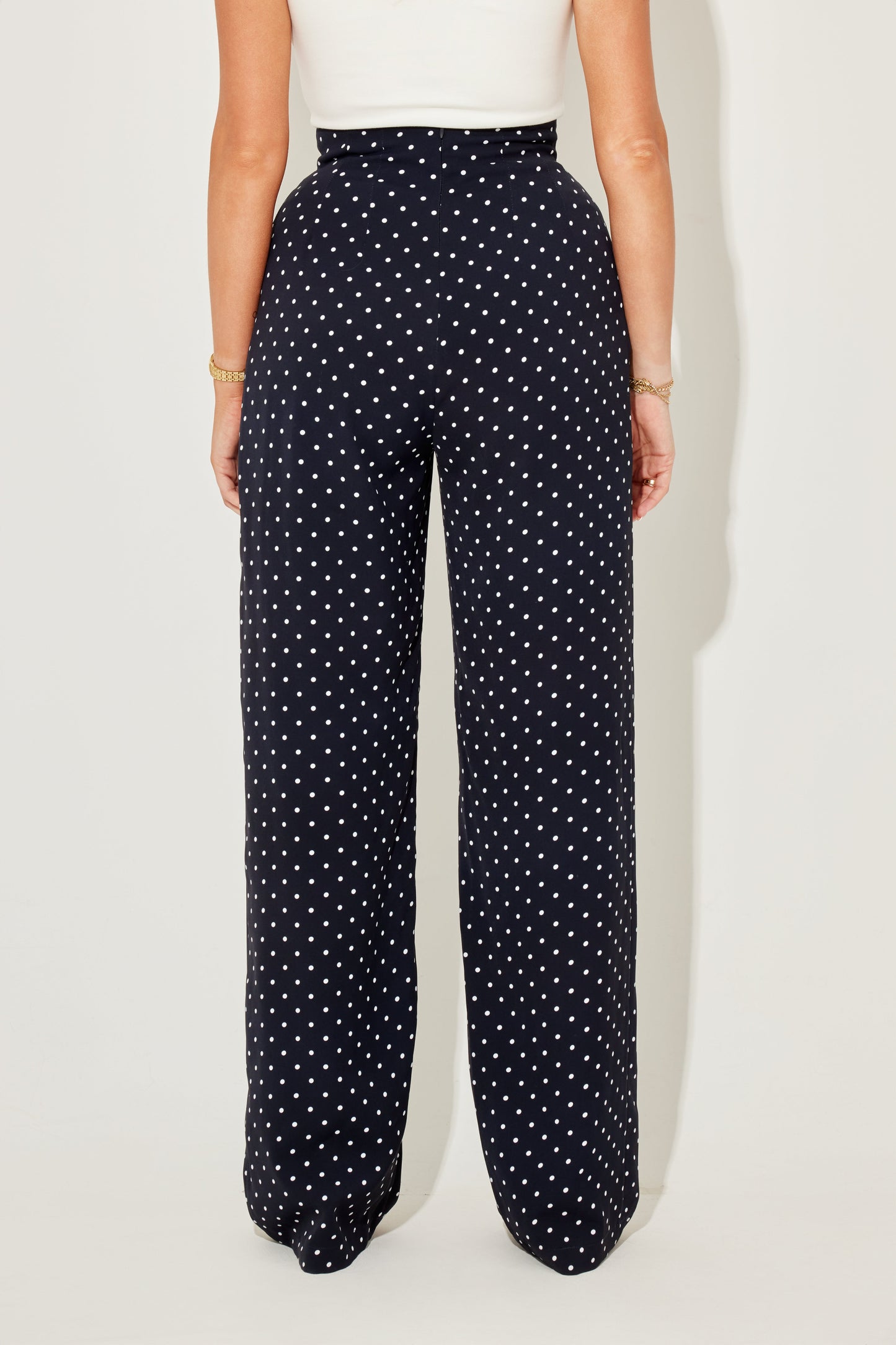 Polka Dot Wide Legs