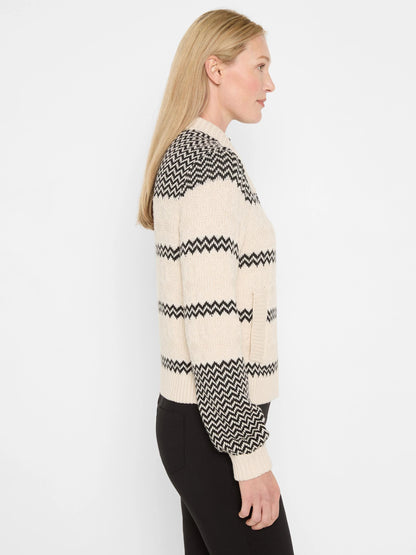 Zig Zag Bomber Jacket
