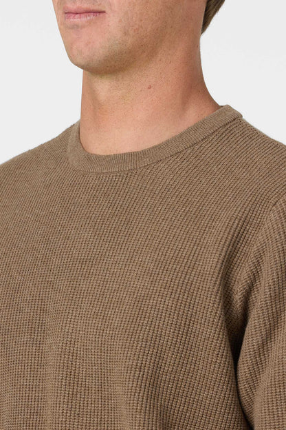 O'Riginals Roscoe Waffle Long Sleeve Sweater