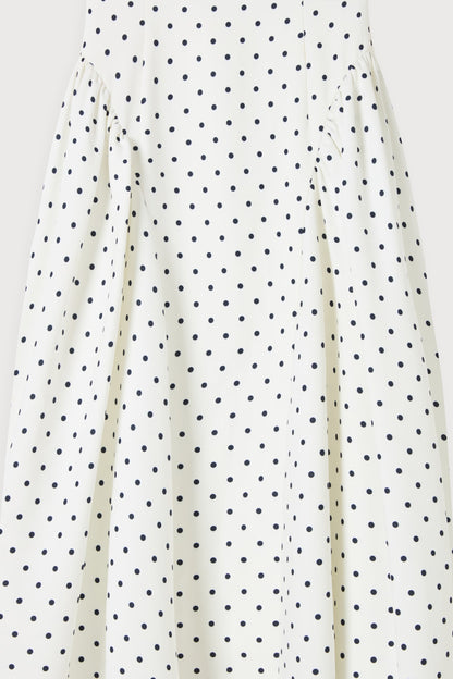 Cap Sleeve Gathered Midi Dress