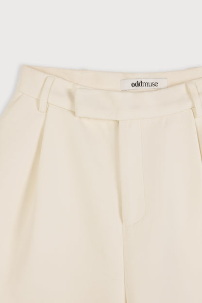 Cotton Mix Long Line Shorts