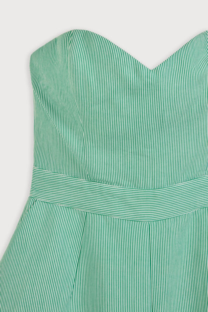 Cotton Pinstripe Jumpsuit