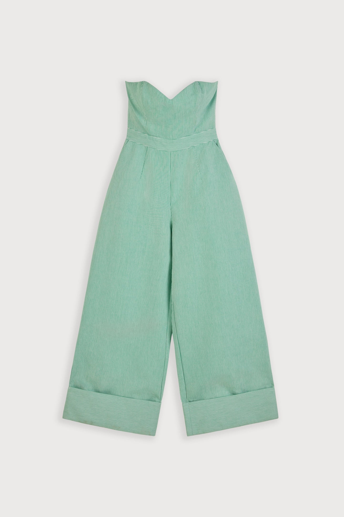 Cotton Pinstripe Jumpsuit