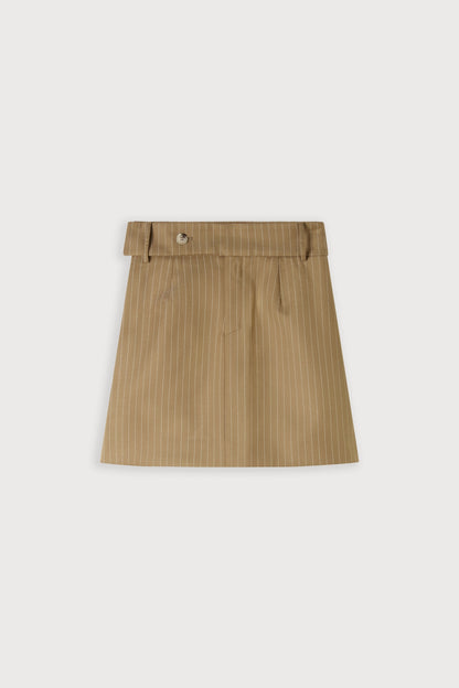 Pinstripe Mini Skirt
