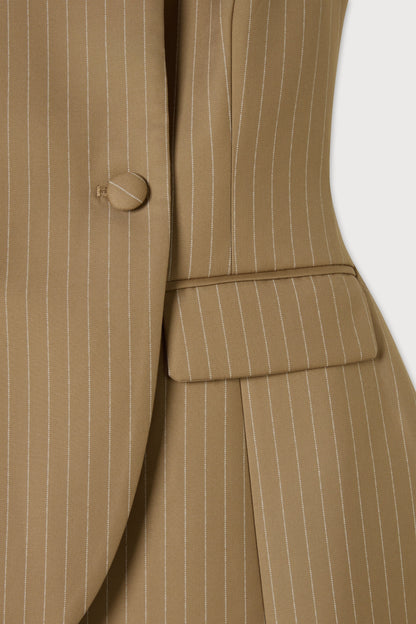 Tailored Sleeveless Blazer