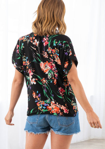 Spring Blooms Floral Top