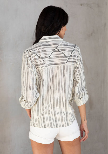 Claude Tie Front Shirt