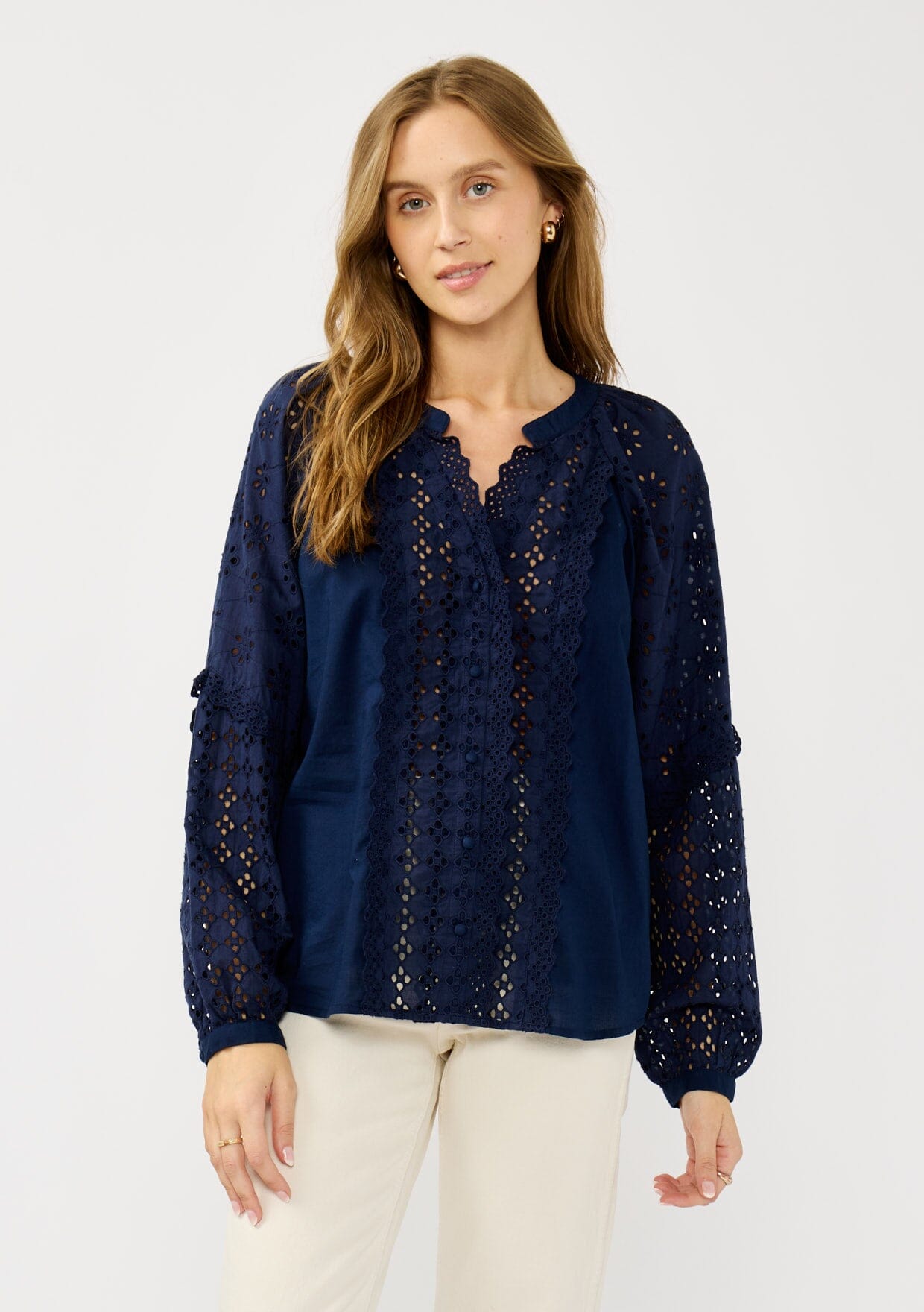 Joyce Eyelet Blouse