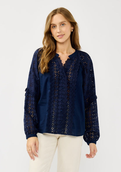 Joyce Eyelet Blouse