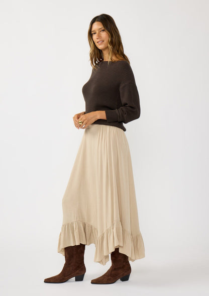 Lainey Ruffle Maxi Skirt