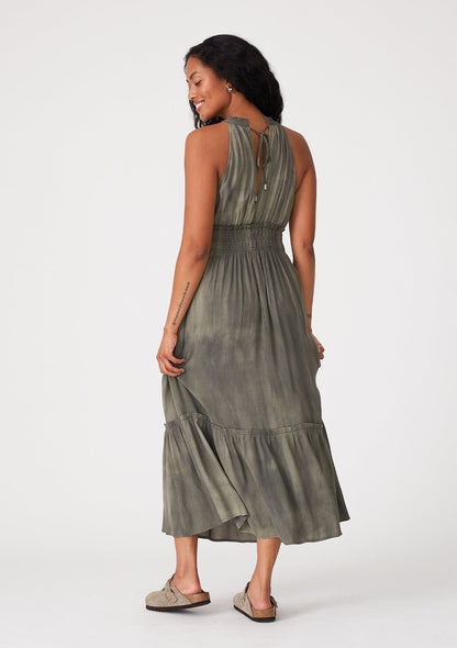 Neve Smocked Halter Maxi Dress