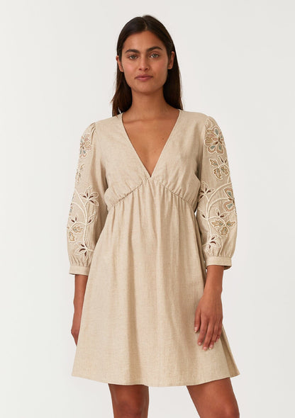 Shiloh Embroidered Mini Dress