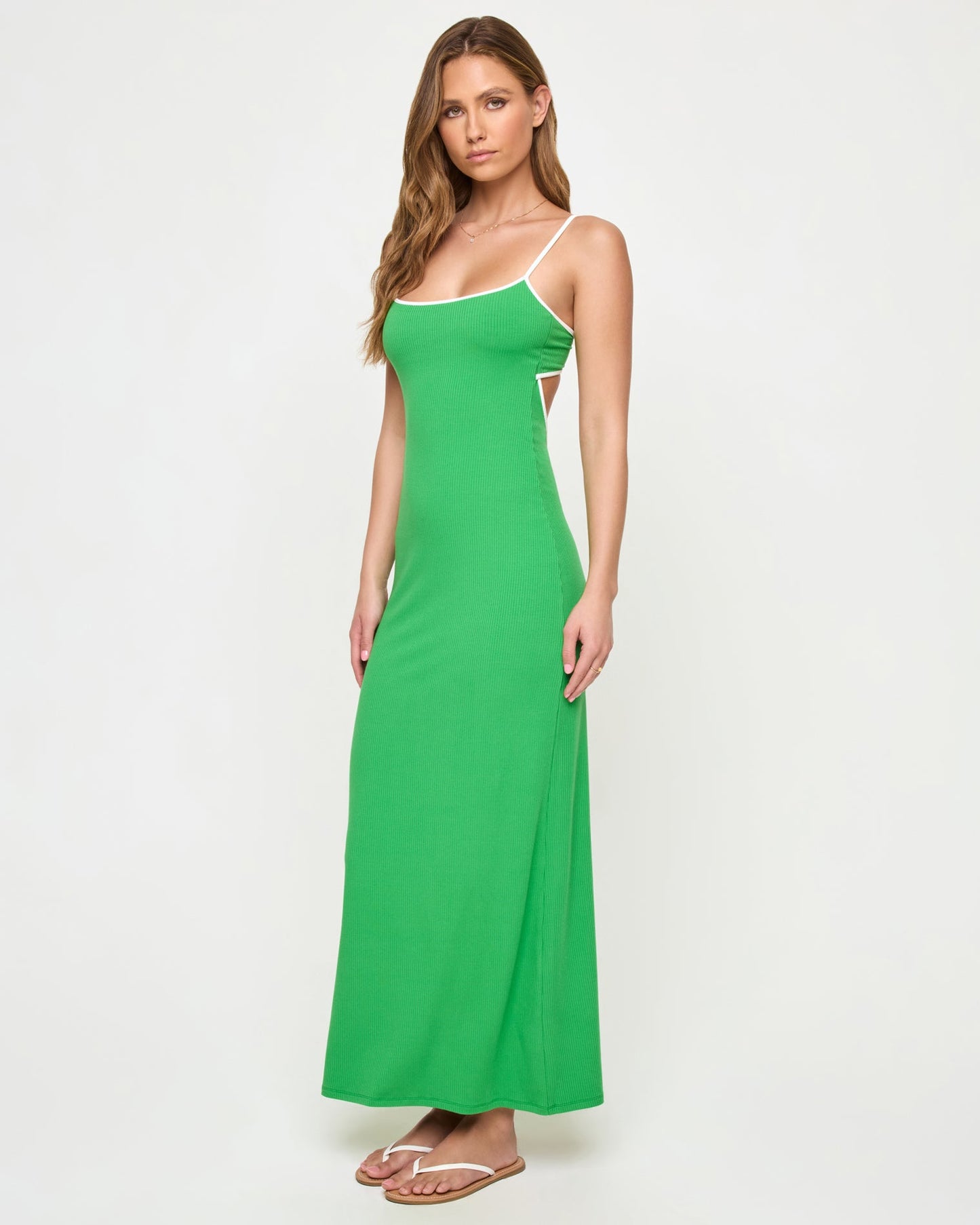 Jordana Dress - Clover-Cream