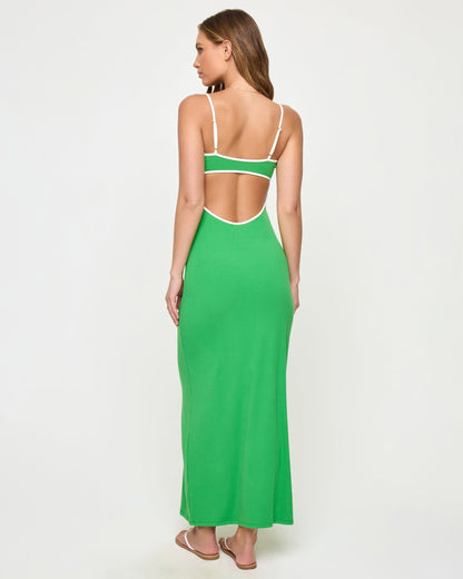 Jordana Dress - Clover-Cream