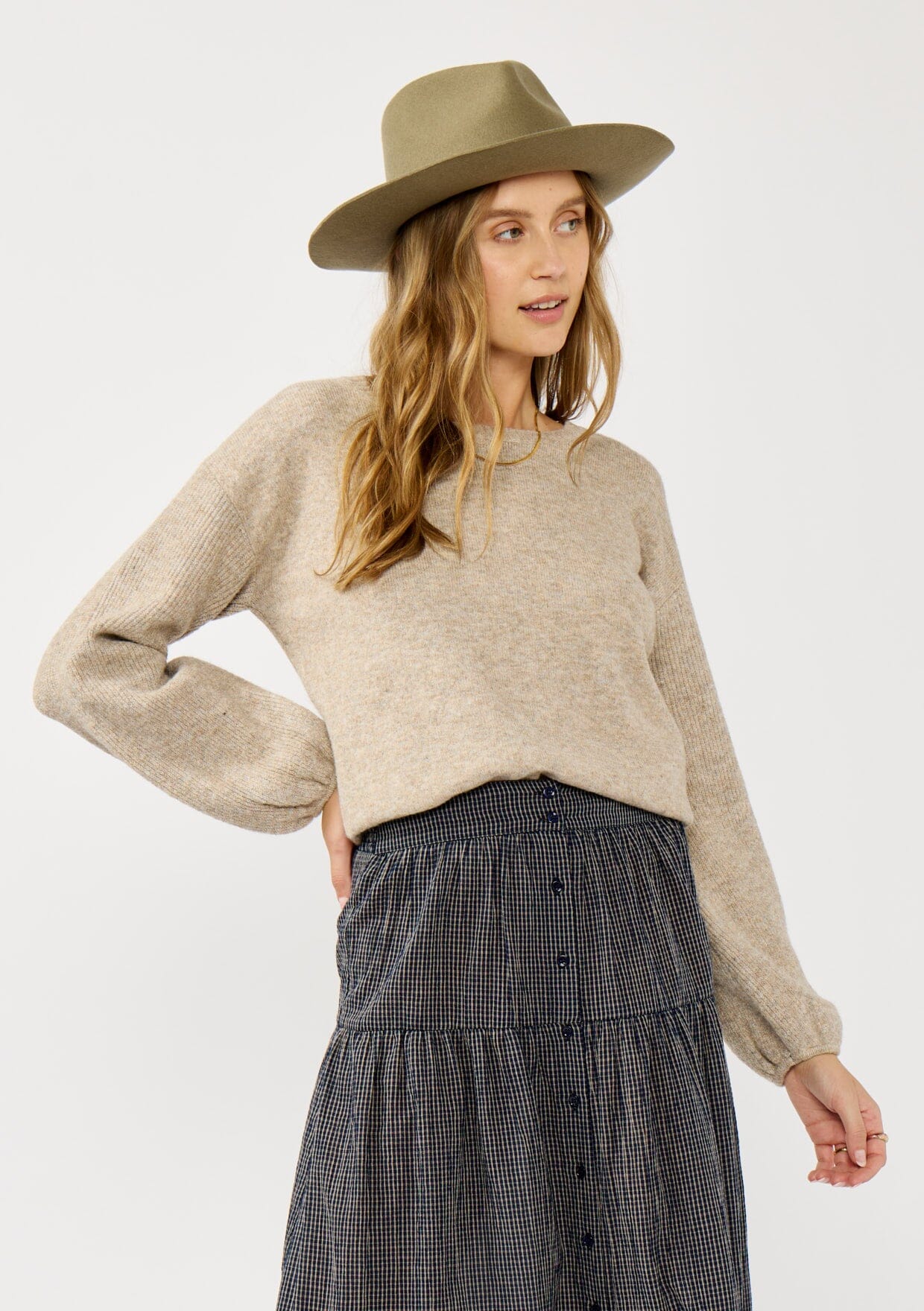 Andi Checkered Skirt