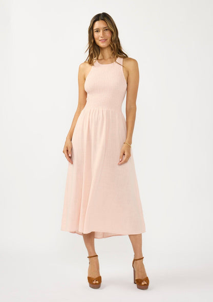 Lura Smocked Midi Dress