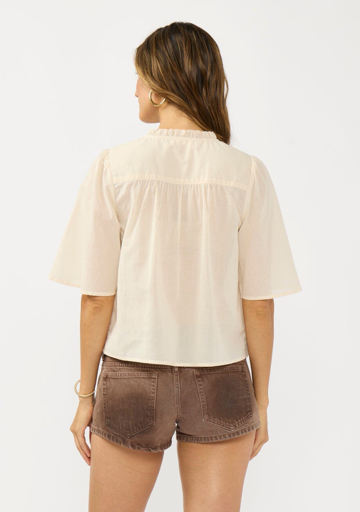 Vanya Ruffle Top