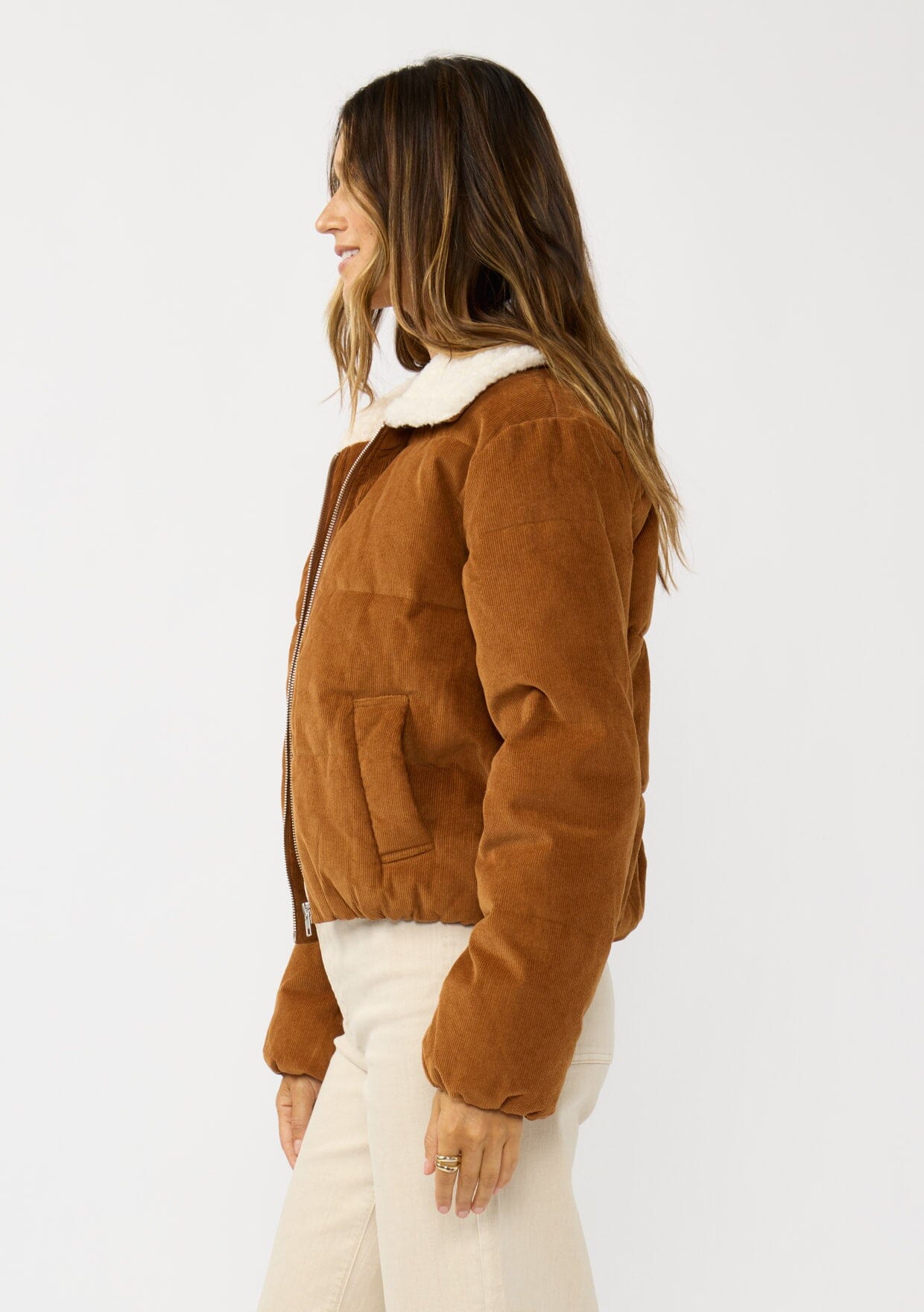 Wrangler Corduroy Puffer Jacket