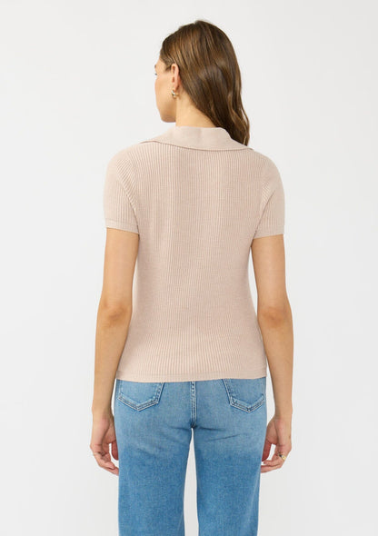 Lynn Waffle Knit Polo
