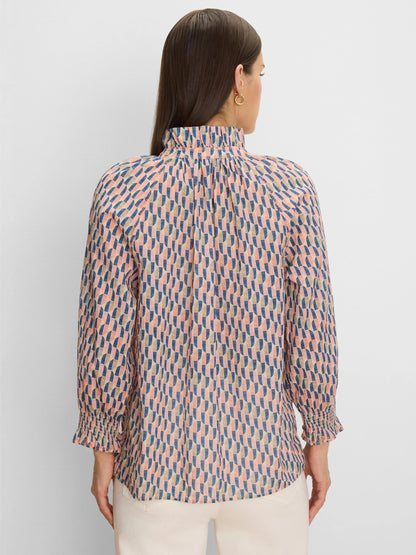 Sideways Cotton Crinkle Shirt