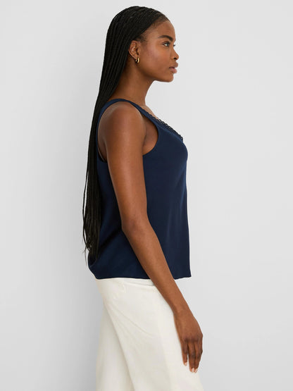 Lace Trim Day Gloss Tank