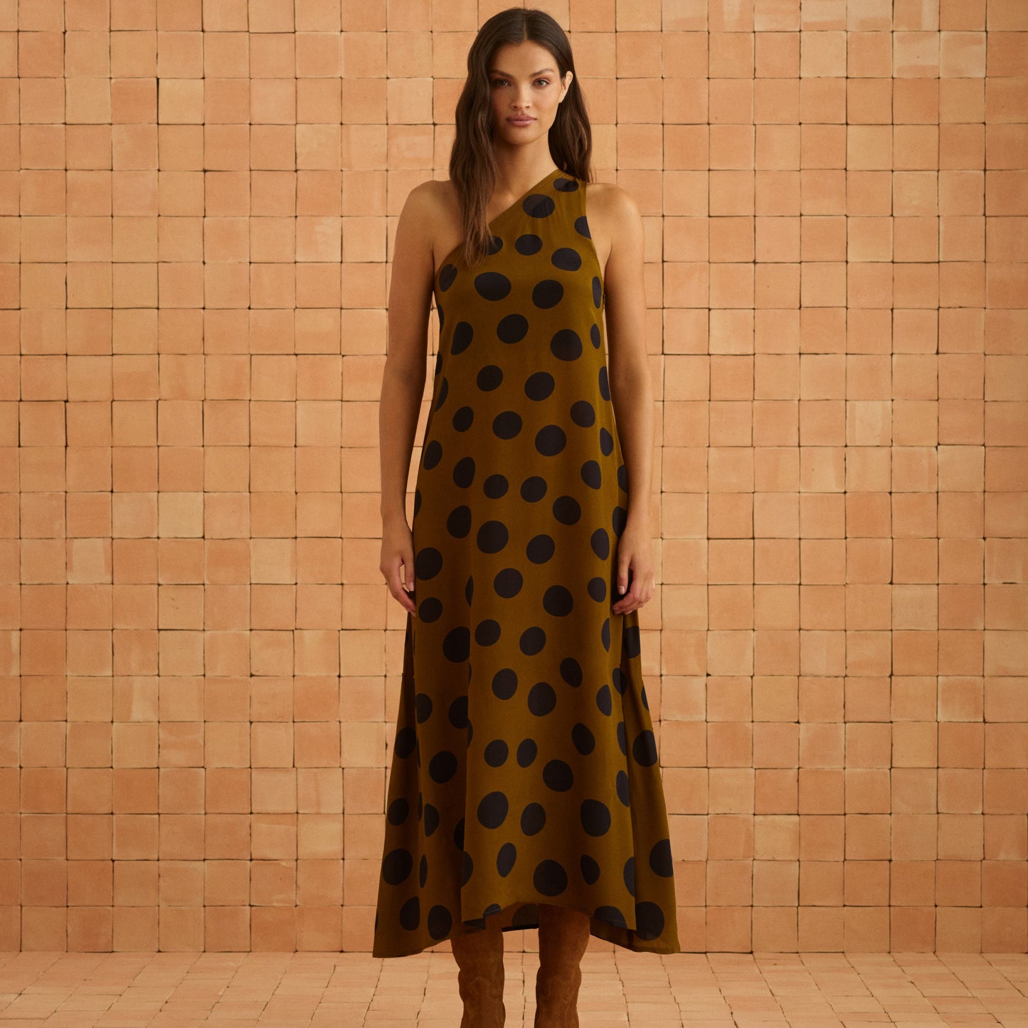 Minka Dress In Ginger Spot