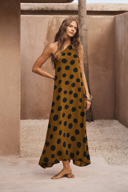 Minka Dress In Ginger Spot