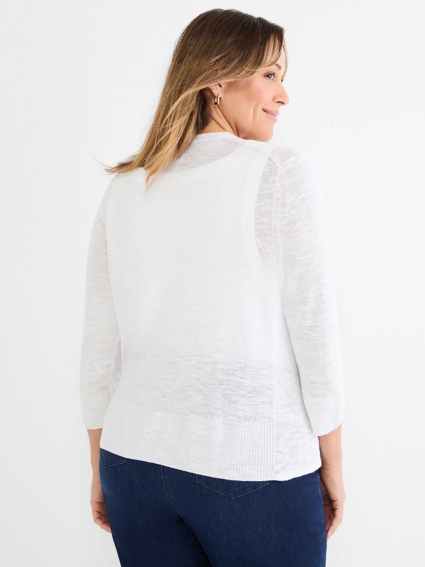 Slub Knit 4-Way Cardigan