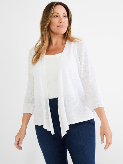 Slub Knit 4-Way Cardigan