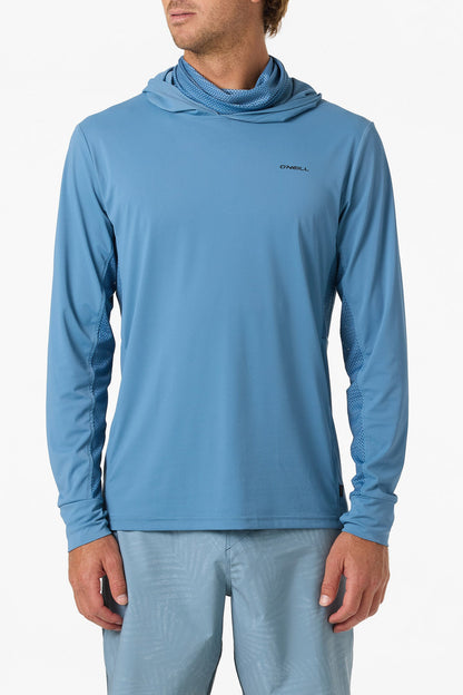 TRVLR UPF Elevated Hooded Long Sleeve Pullover