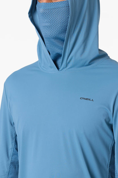 TRVLR UPF Elevated Hooded Long Sleeve Pullover