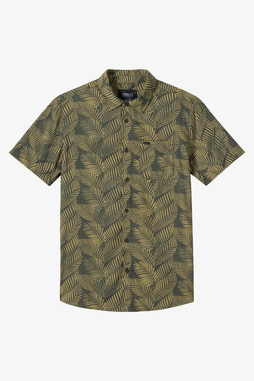 TRVLR Perforated Printed Standard Fit Shirt