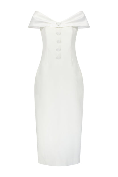 Bow Midi Dress