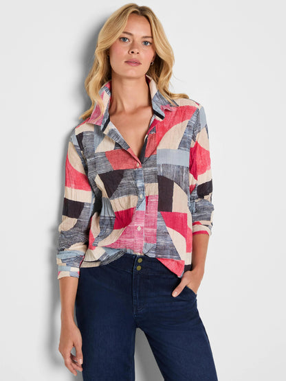 Set Sail Cotton Crinkle Shirt