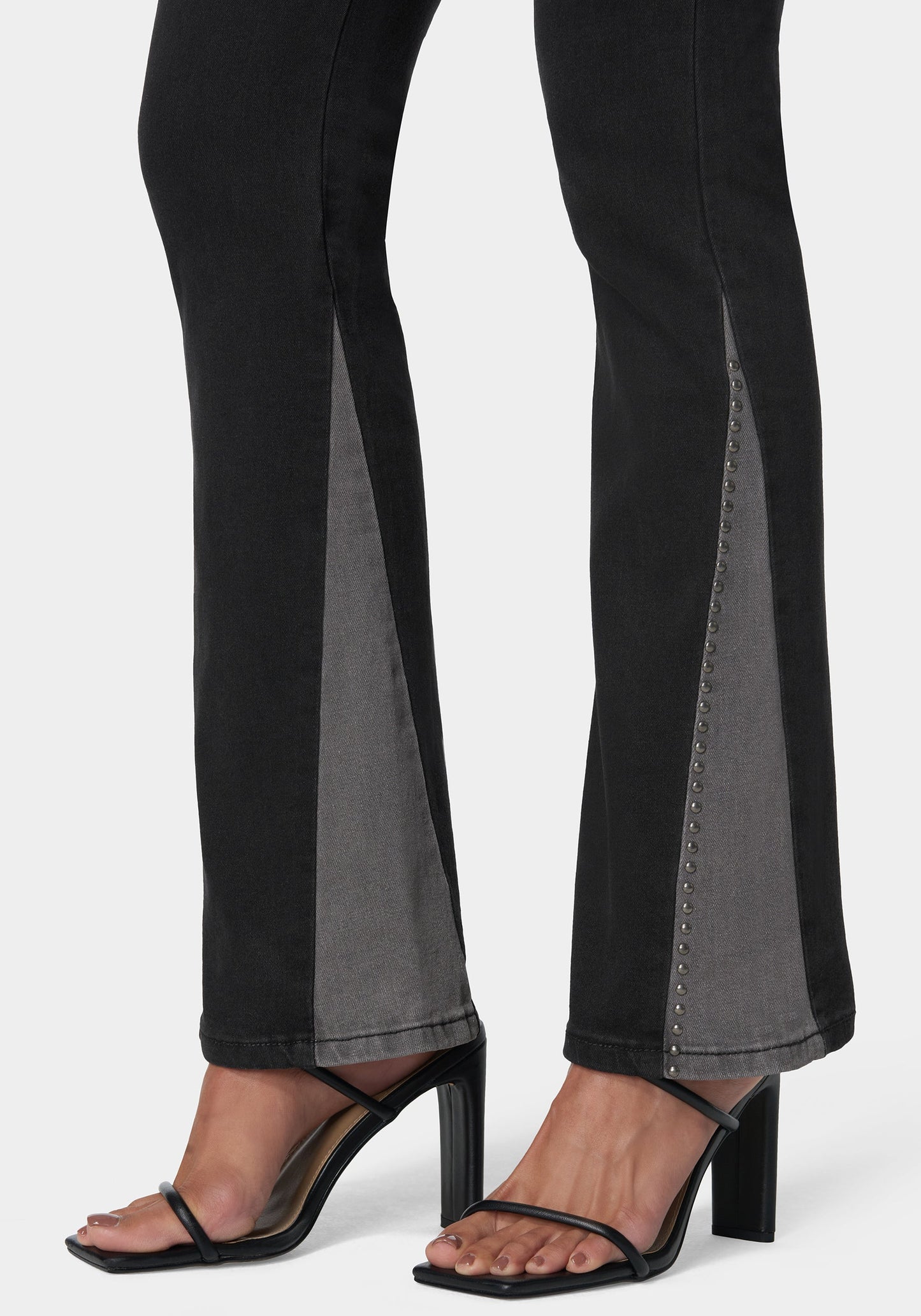 V Flare Jean With Rhinestones